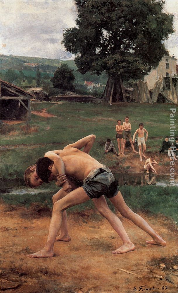 Emile Friant La Lutte